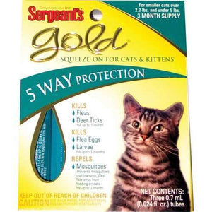 Sergeants Gold Squeeze-on For Cats