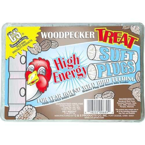 Woodpecker Treat Suet Plug