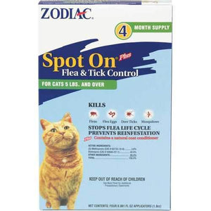 Zodiac Spot On Plus For Cats